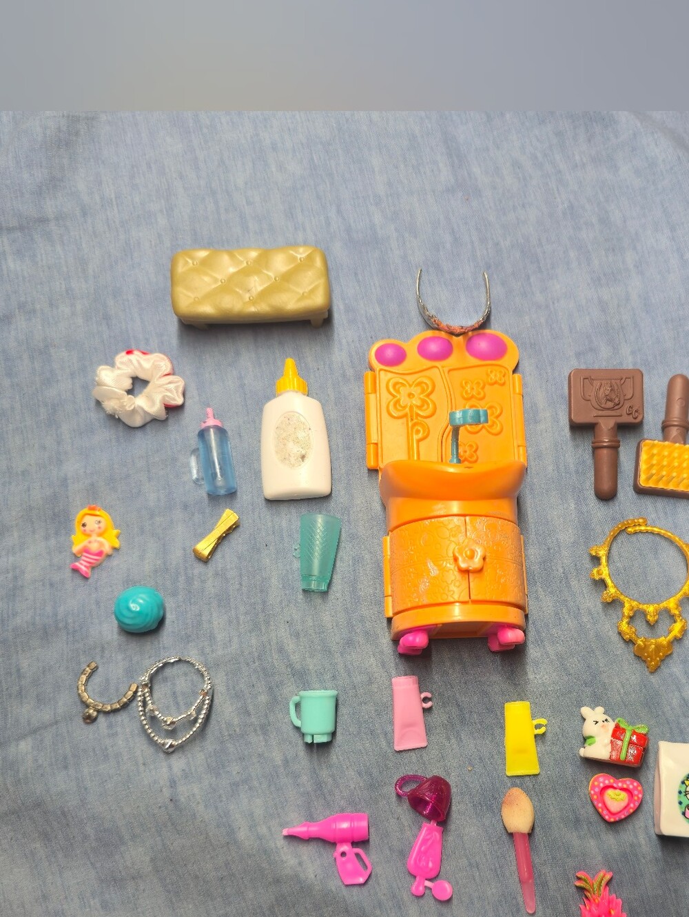 Miscellaneous Vintage Tiny Doll Accessories Items Mixed Variety
